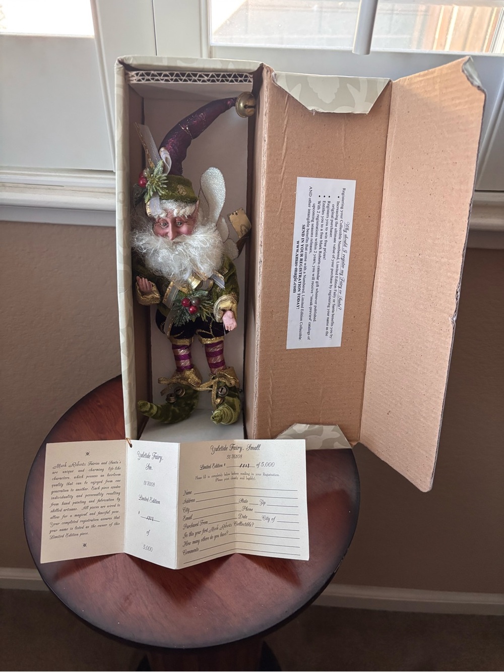 Retired Limited Edition Mark Roberts Yuletide Fairy Small 51-76108